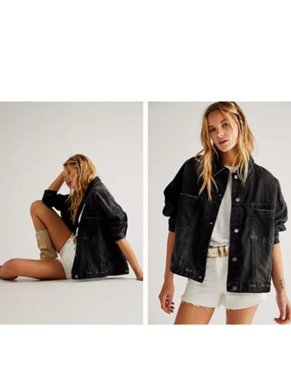 We The Free Opal Swing Denim Jacket, XS